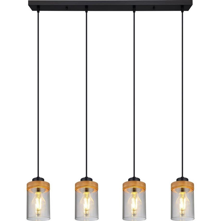 mutoni Hängeleuchte Finca Metall  matt 4xE27  