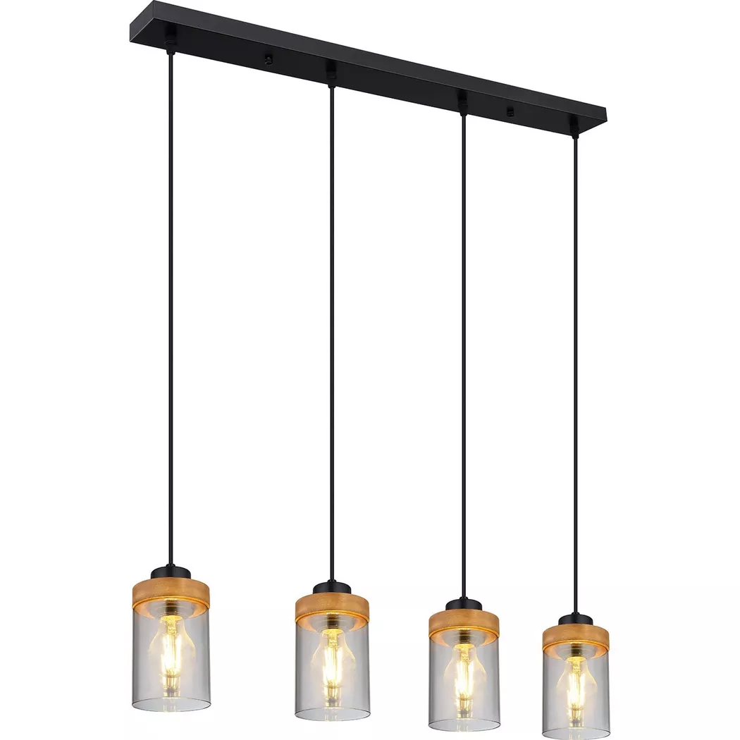 mutoni – Hängeleuchte Finca Metall matt 4xE27, One Size, Multicolor
