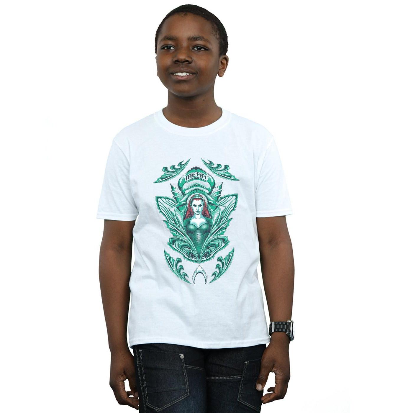 DC COMICS  Tshirt AQUAMAN MERA CREST 