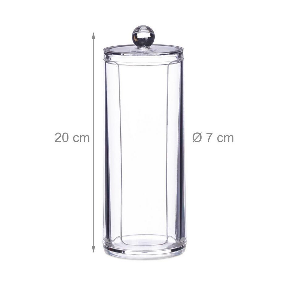 B2X Set di contenitori con 2 dischetti di cotone  