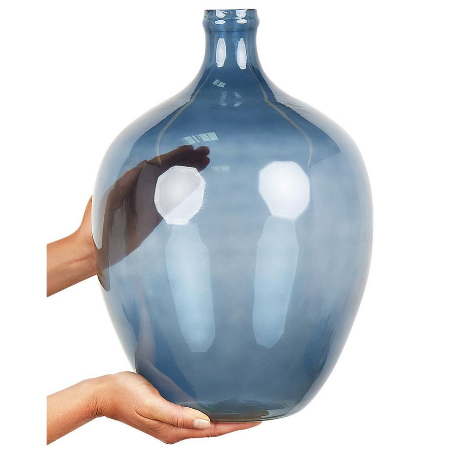 Beliani Vase à fleurs en Verre Moderne ROTI  