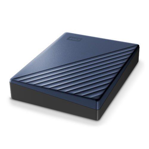 Western Digital  WDBFTM0040BBL-WESN Externe Festplatte 4 TB Schwarz, Blau 