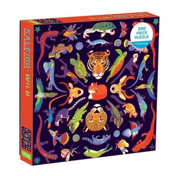 Family Puzzle, Kaleido Wild 500 pcs, Mudpuppy