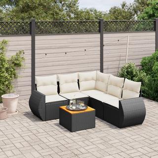 VidaXL Ensemble de canapés de jardin rotin synthétique  