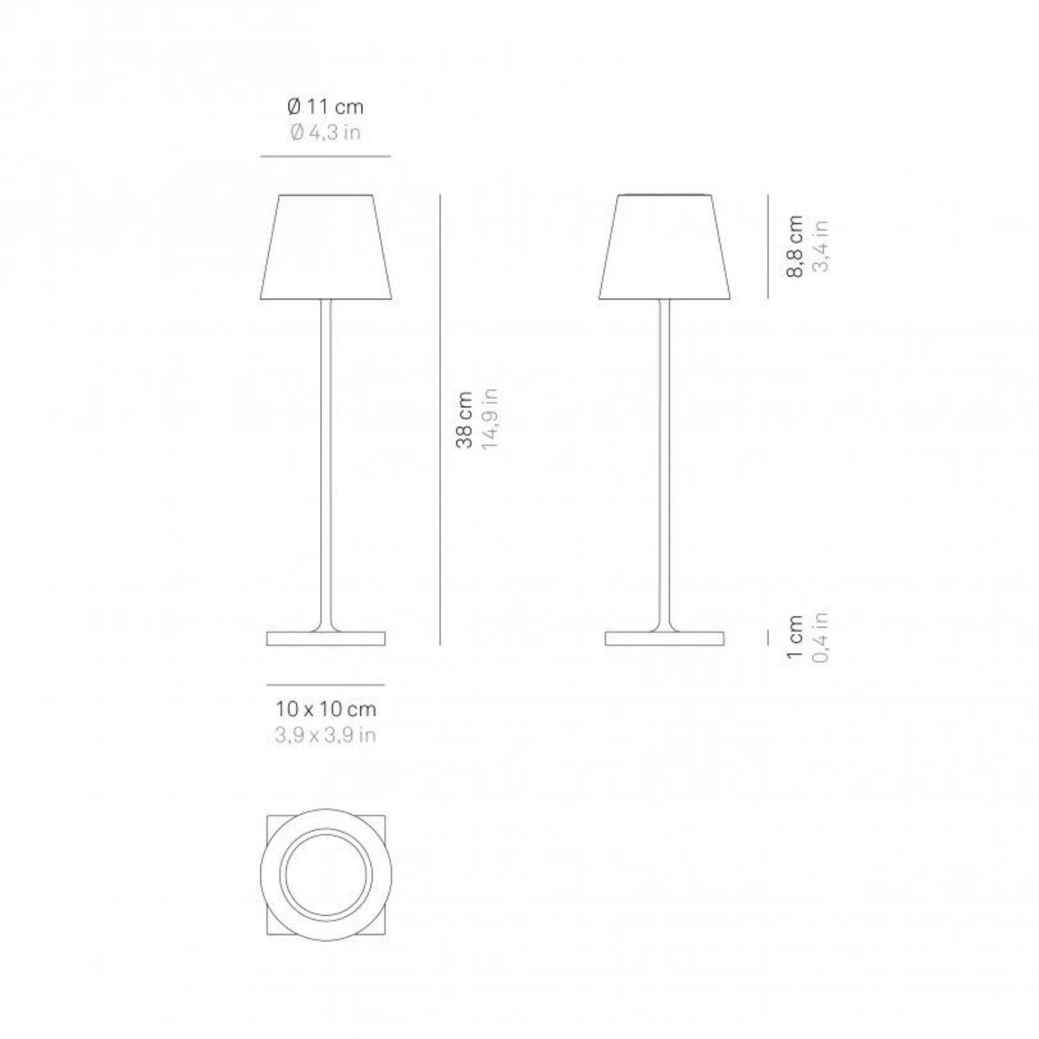 ZAFFERANO Poldina Pro - Tischlampe  