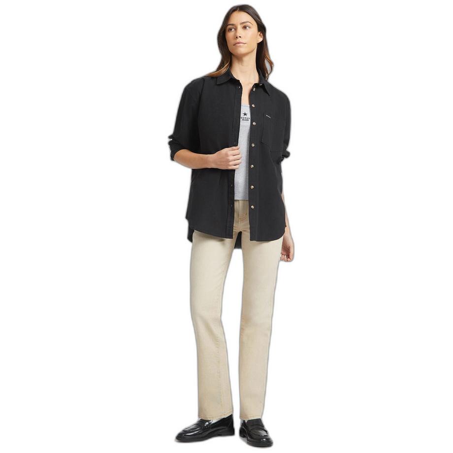 GUESS Camicia in Denim con Tasca  