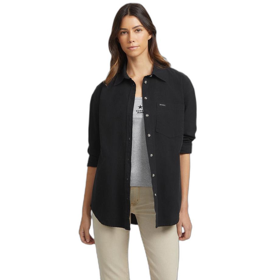 GUESS Camicia in Denim con Tasca  