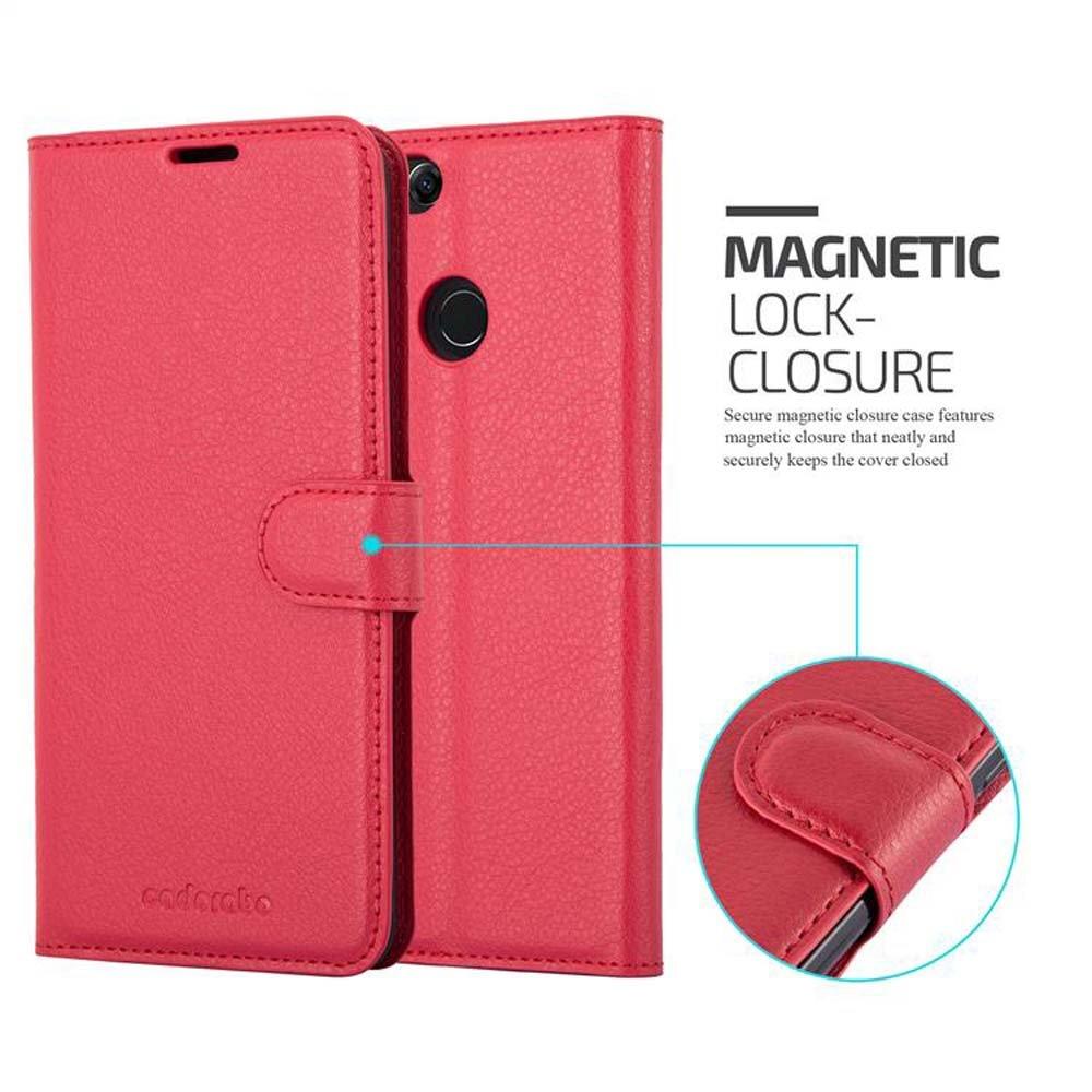 Cadorabo  Housse compatible avec Honor 7X - Coque de protection avec fermeture magnétique, fonction de support et compartiment pour carte 