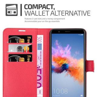 Cadorabo  Housse compatible avec Honor 7X - Coque de protection avec fermeture magnétique, fonction de support et compartiment pour carte 