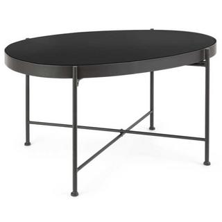 mutoni Table d'appoint Rashida noir 70x46  