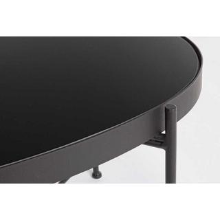 mutoni Table d'appoint Rashida noir 70x46  