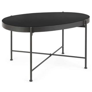 mutoni Table d&#039;appoint Rashida noir 70x46  