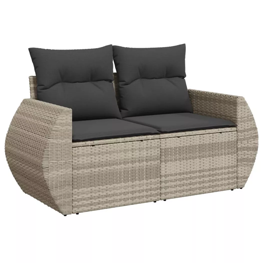VidaXL - Canapé de jardin rotin synthétique, One Size, Gris