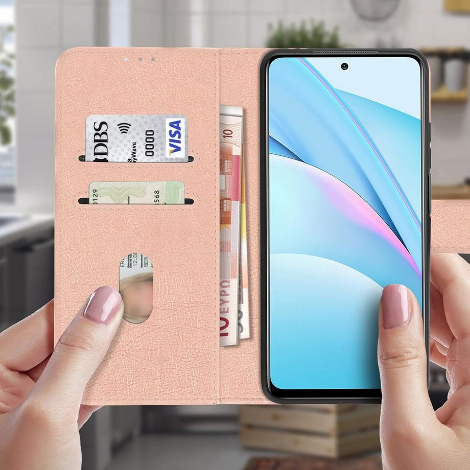Avizar  Klappetui Xiaomi Mi 10T Lite Rosegold 