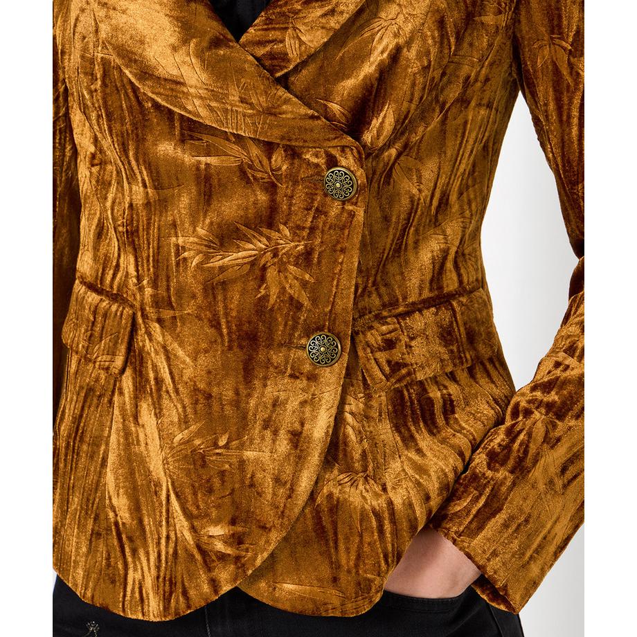 Joe Browns Veloursjacke Blättermuster  