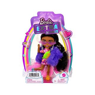 Barbie  Extra Minis Puppe mit lila Flauschjacke 