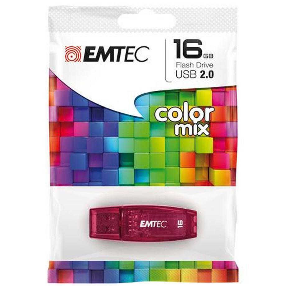 Emtec Basf  Emtec Color Mix C410 USB 2.0-Stick, 16 GB 