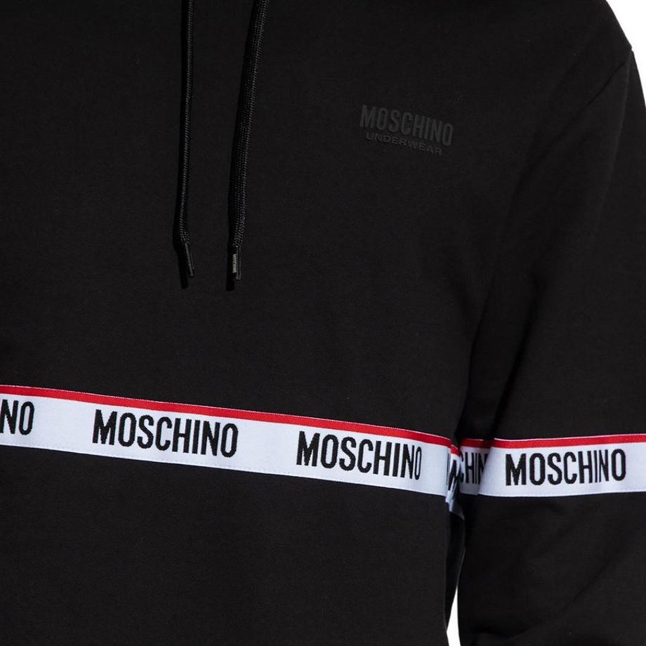 MOSCHINO Hoodie Logo Streifen  