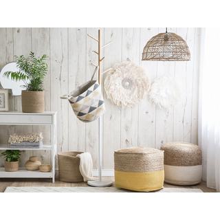 Beliani Pouf en Coton Boho DALAMA  