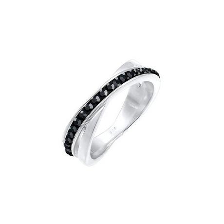 Elli  Ring Wickelring Zart Basic Kristalle 