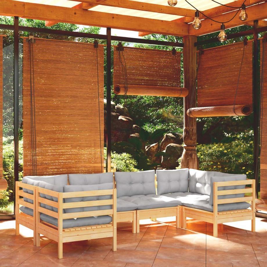 VidaXL Garten-lounge-set kiefernholz  