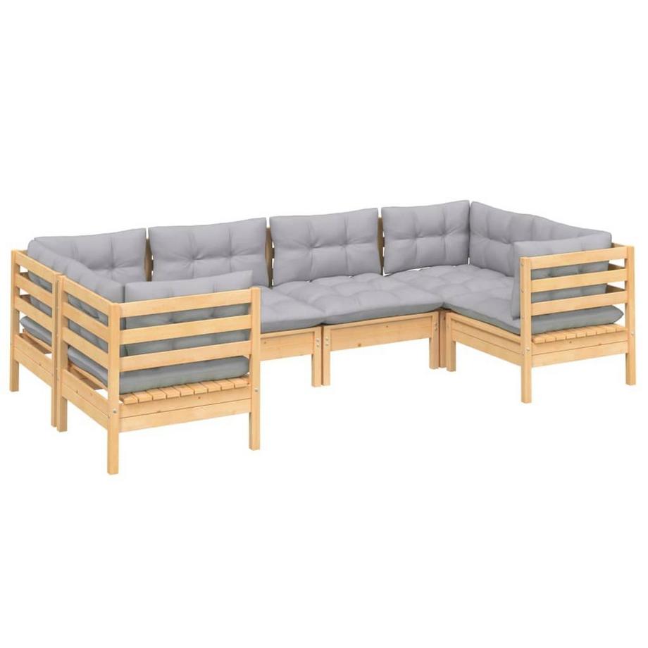 VidaXL Garten-lounge-set kiefernholz  