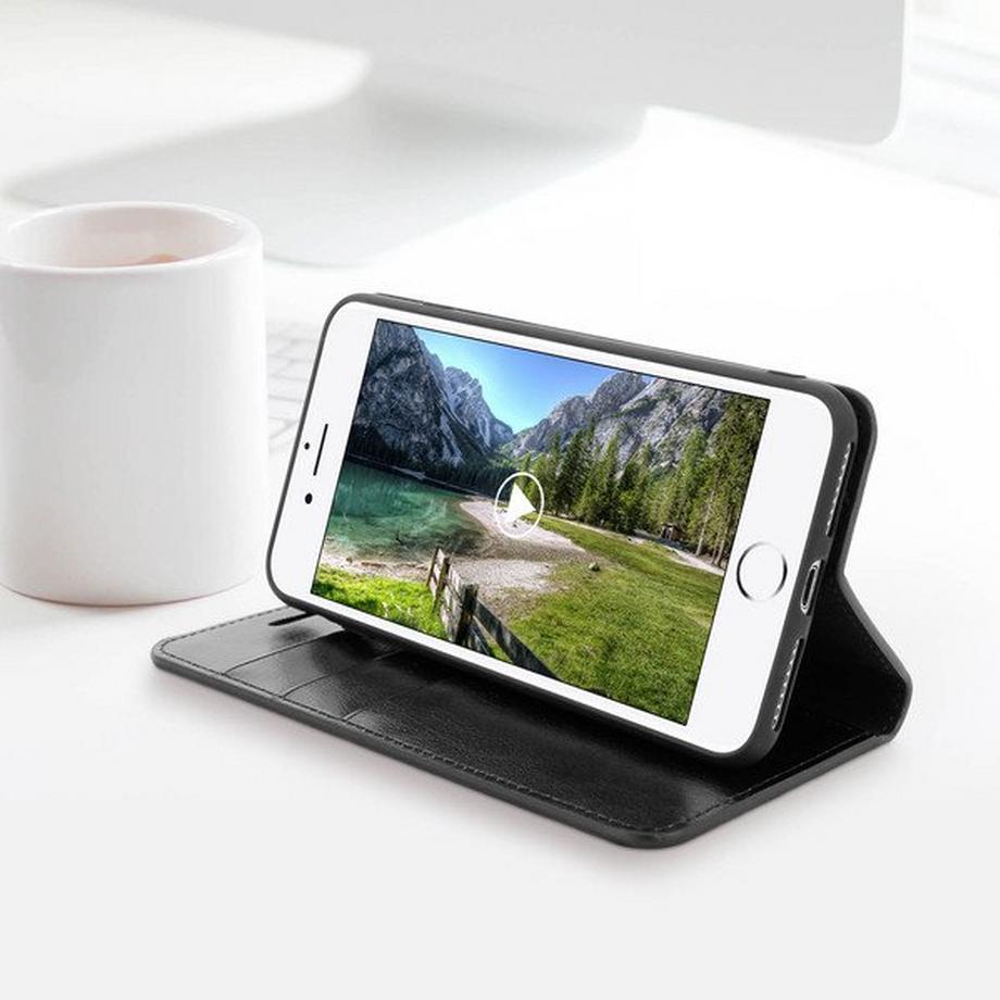 Avizar  Housse Clapet Cuir iPhone 7+ / iPhone 8+ 