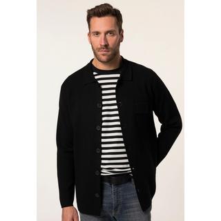 JP1880  Cardigan con FLEXNAMIC®, collo da camicia e taschino, fino alla tg. 7XL 