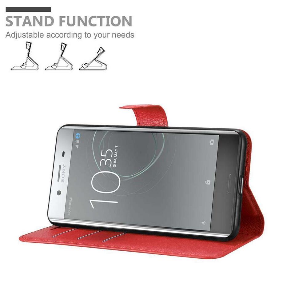 Cadorabo  Hülle für Sony Xperia XZ PREMIUM Standfunktion, Kartenfach 