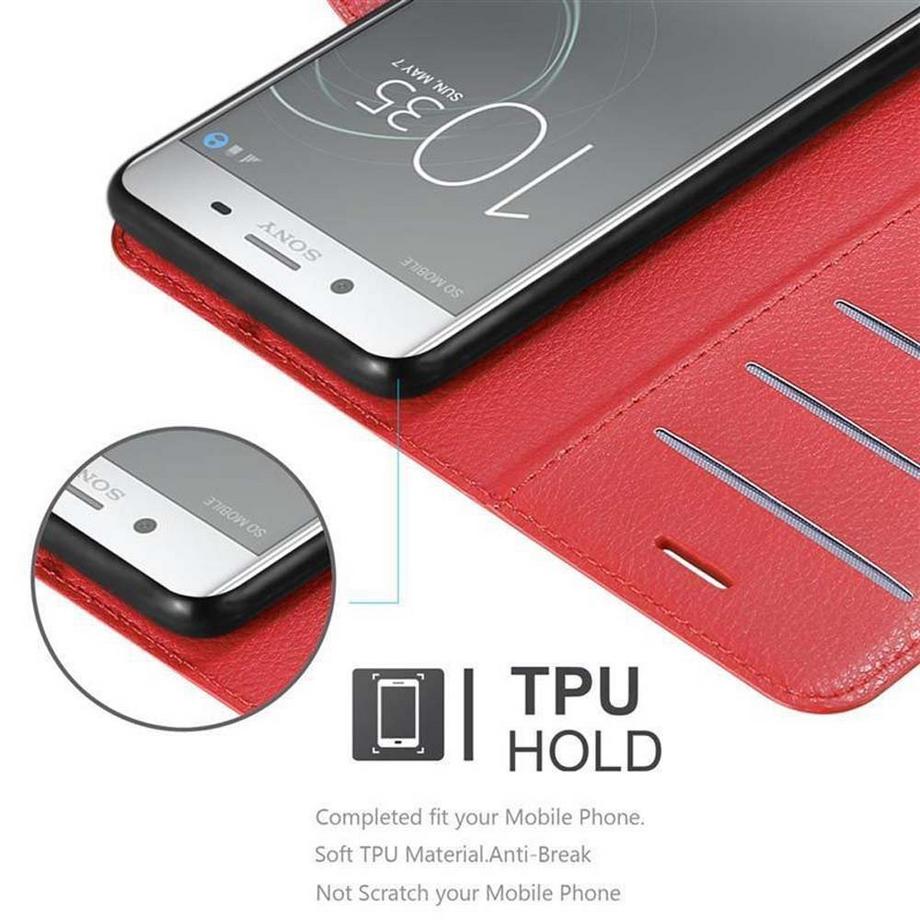 Cadorabo  Hülle für Sony Xperia XZ PREMIUM Standfunktion, Kartenfach 