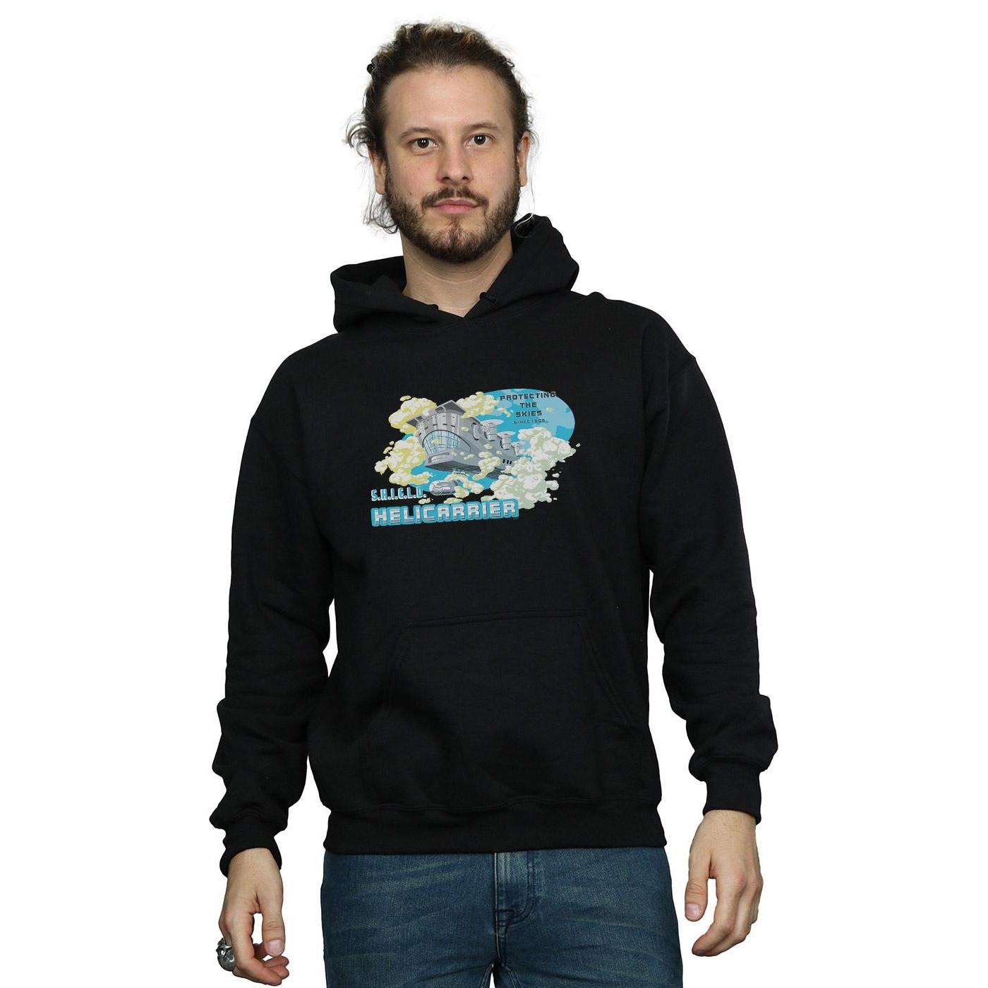 MARVEL  S.H.I.E.L.D. Hellicarrier Protecting The Skies Kapuzenpullover 