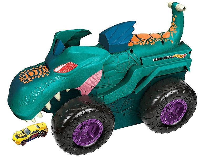 Hot Wheels  Monster Trucks Car-Chompin' Mega-Wrex (1:64) 