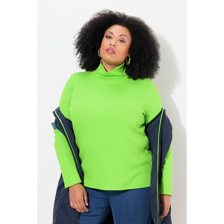 Ulla Popken Classic Langarm Rollkragen Shirt  