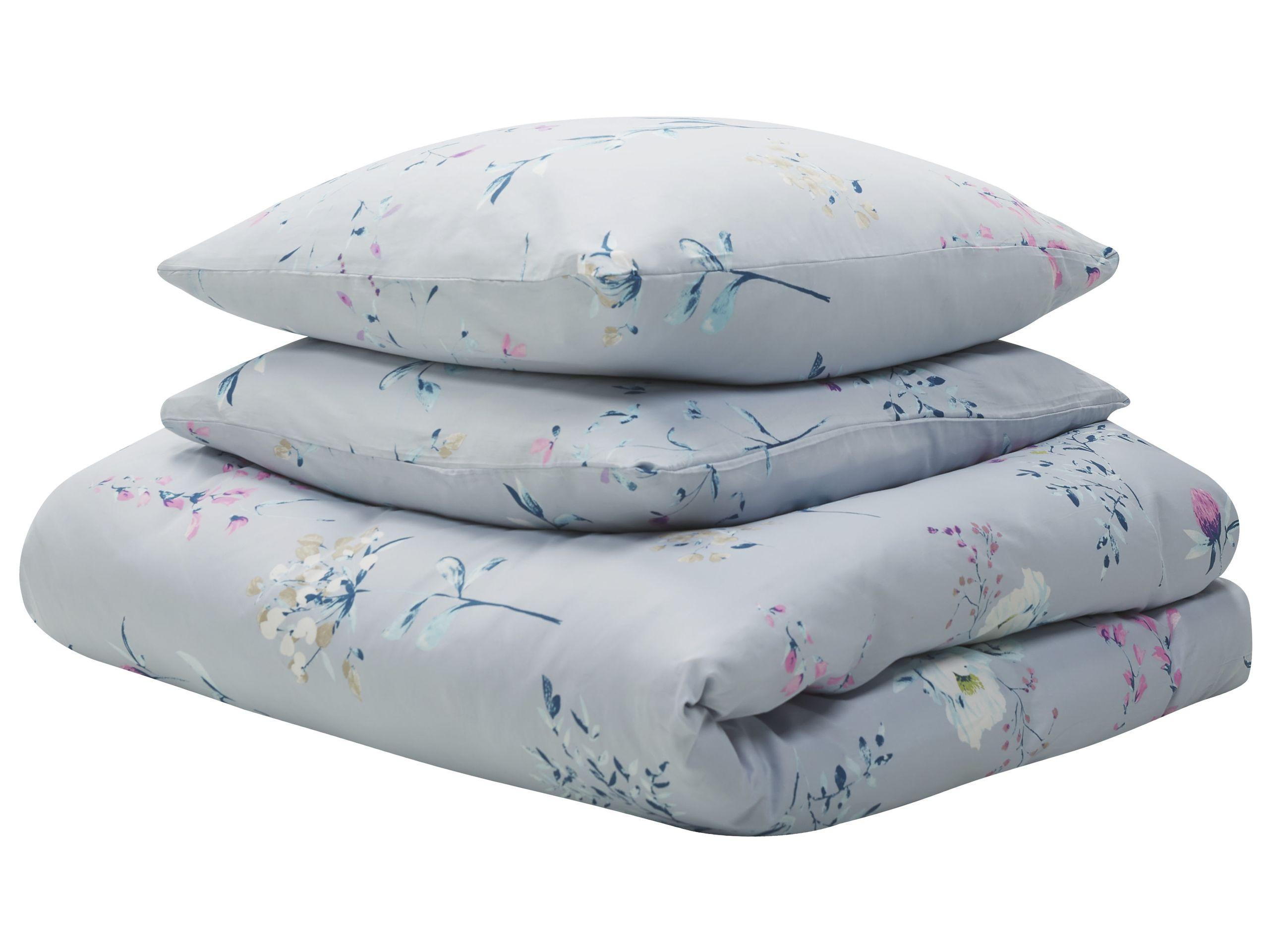 Beliani EVERGREEN Set biancheria da letto classico in raso di cotone  