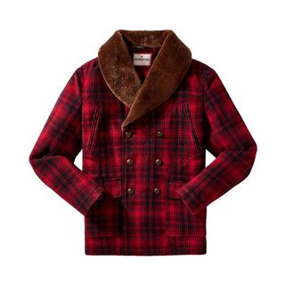 Joe Browns Mantel mit mehrfarbigem Kunstpelzkragen Karomuster  