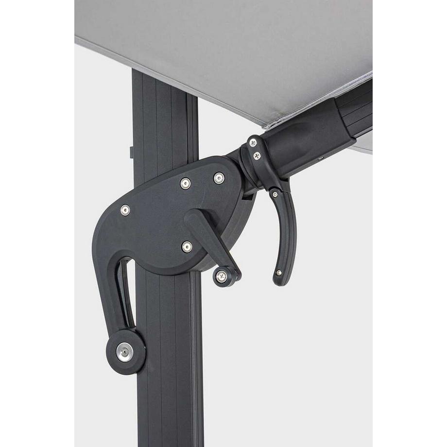 mutoni Ombrellone Ines 300x400 grigio antracite chiaro  