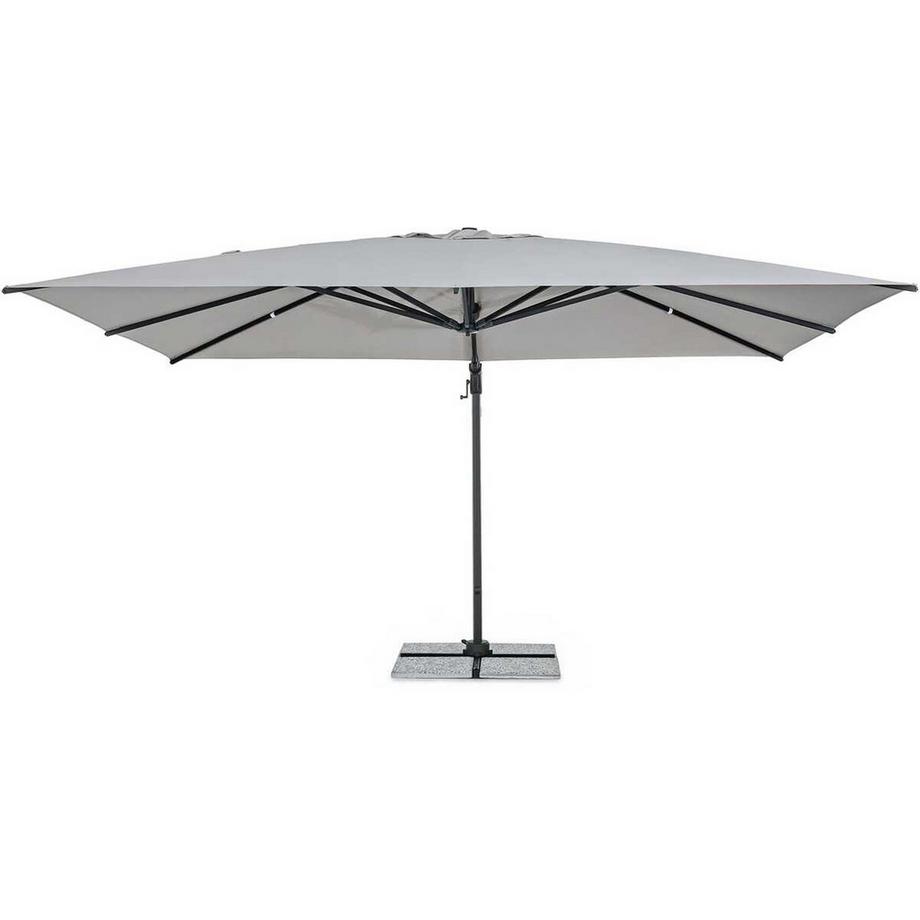 mutoni Ombrellone Ines 300x400 grigio antracite chiaro  