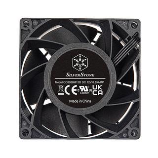 SilverStone  FHS 80X Case per computer Ventilatore 8 cm Nero 1 pz 