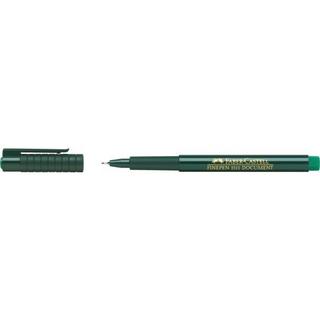 Faber-Castell FABER-CASTELL Faserschr. FINEPEN 1511 0.4mm 151163 grün  