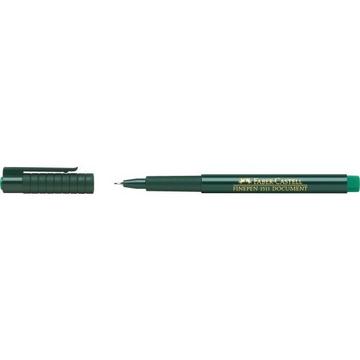 FABER-CASTELL Faserschr. FINEPEN 1511 0.4mm 151163 grün