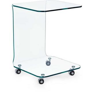 mutoni Table d'appoint verre Iride 45x45 (carré)  