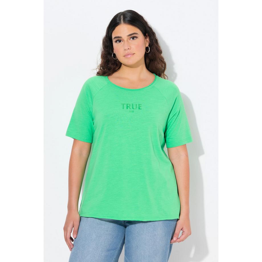 Ulla Popken Maglia Rigata Girocollo Mezza Manica  