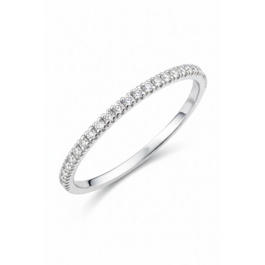 Bague à lignes avec oxydes de zirconium