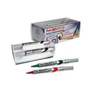 Pentel PENTEL Whiteboard Marker 4mm 4 Farben, Box  