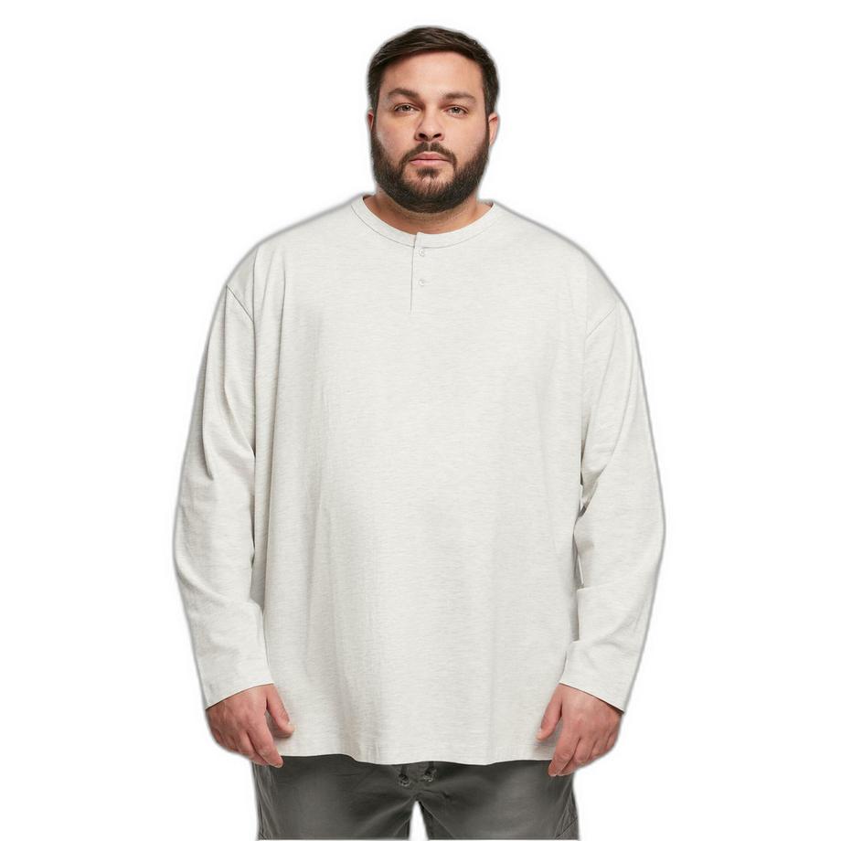 URBAN CLASSICS T-shirt Henley Oversized Manches Longues  