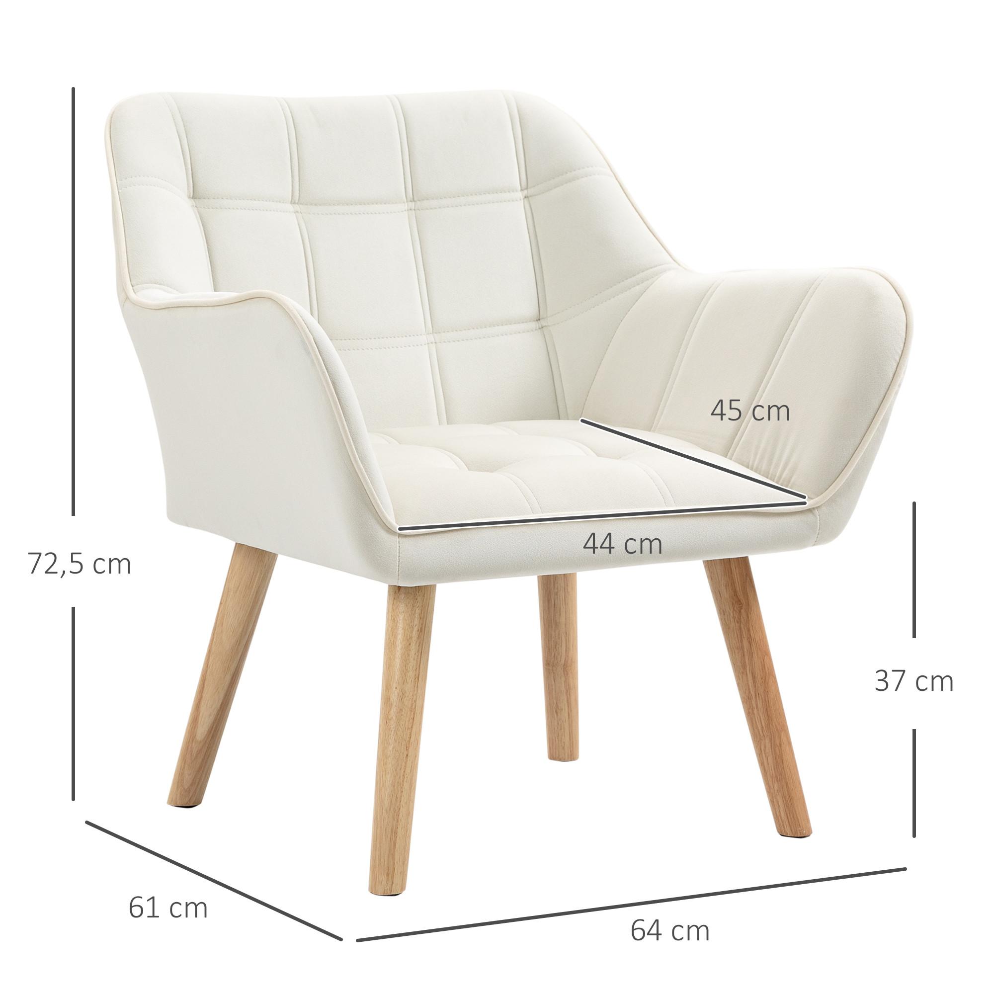 HOMCOM Fauteuil simple  