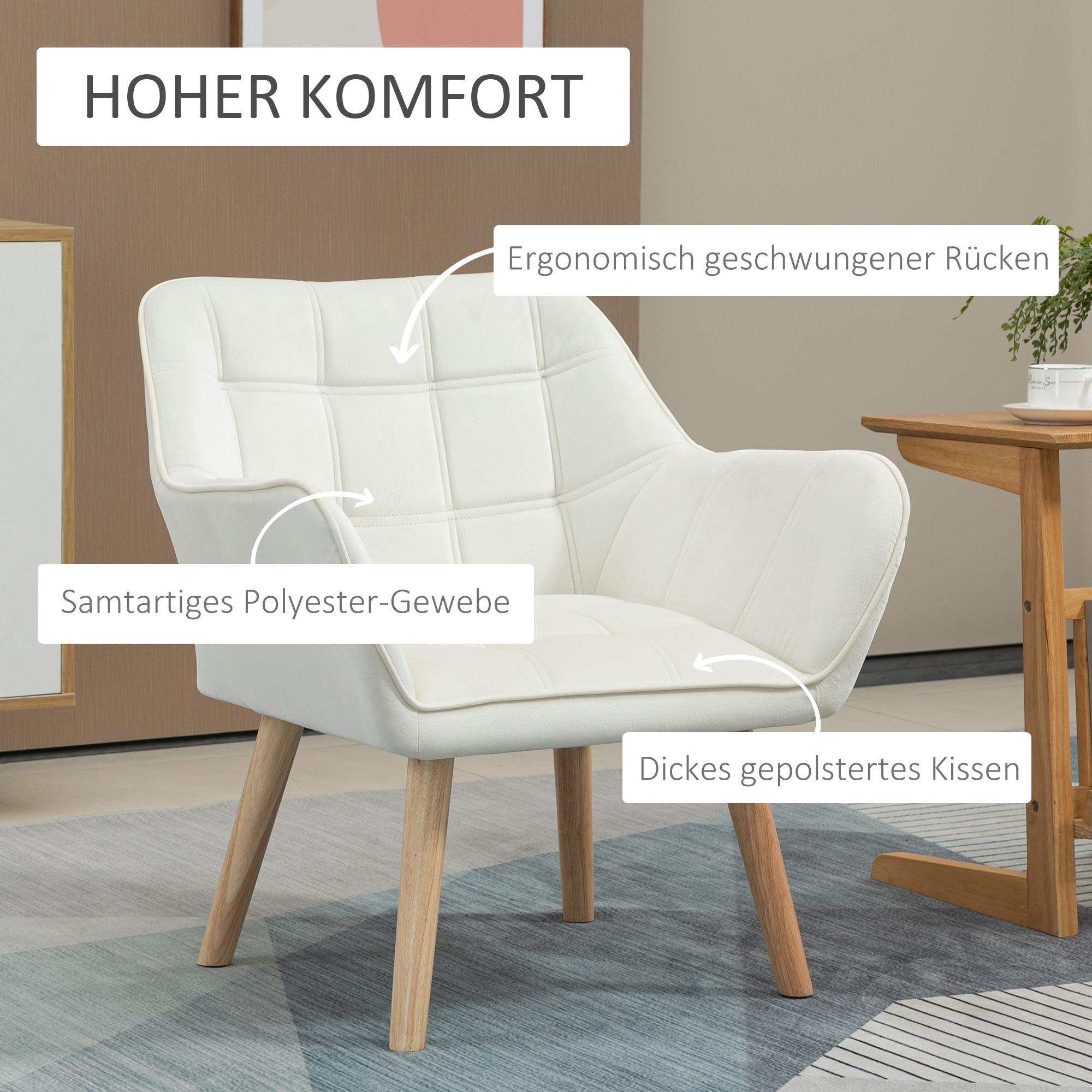 HOMCOM Fauteuil simple  