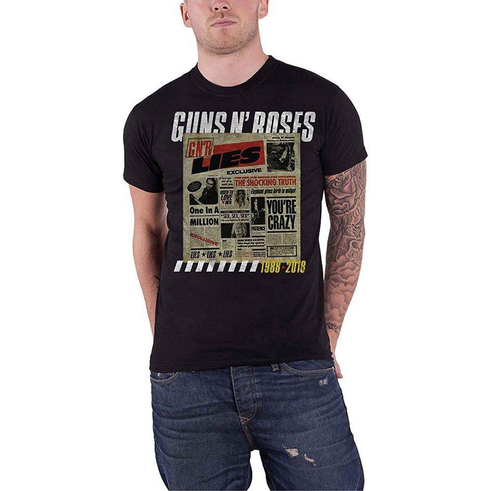 Guns N Roses  Tshirt LIES TRACK LIST 