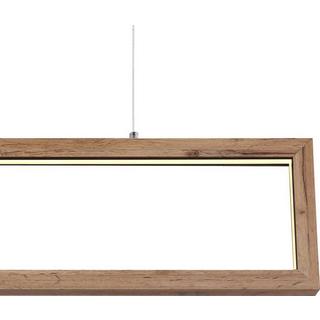 mutoni light Hängeleuchte Mandera Metall holzoptik matt LED 80  