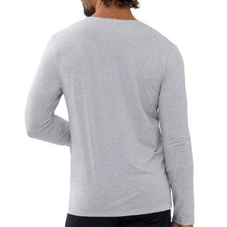 mey Dry Cotton Langarm V-Ausschnitt Shirt  